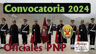 CONVOCATORIA PNP 👮‍♂️ Admisión EO Promoción 2024 [upl. by Solange]