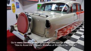 1955 Chevy Bel Air 4 Door Classic Muscle Car for Sale in MI Vanguard Motor Sales [upl. by Eillo]