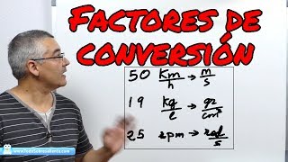 Factores de conversión [upl. by Rahas172]