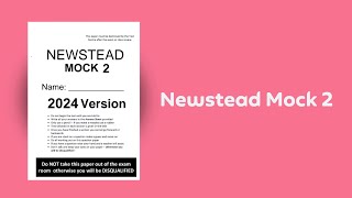 Newstead Mock 2 [upl. by Imtiaz633]