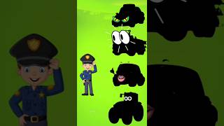 Police car fire track tractor amp me 🥹🤯 cartoon animation video short viral shorts kid [upl. by Minnaminnie994]