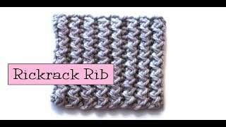 Fancy Stitch Combos  Rickrack Rib [upl. by Nethsa]