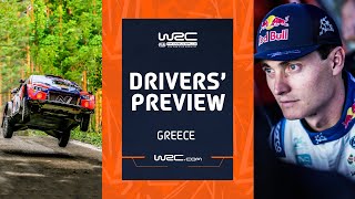 Drivers Preview  WRC EKO Acropolis Rally Greece 2024 [upl. by Adnohsed]