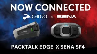 Cardo PackTalk Edge amp Sena SF4 Connectivity [upl. by Nhaj]