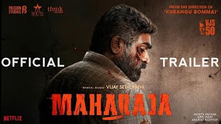 Maharaja Movie Trailer In Hindi  Vijay Sethupathi  Anurag Kashyap [upl. by Nylla]