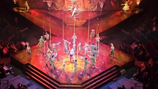 Acro Poles act Alegria Cirque du Soleil Royal Albert Hall London 2024 [upl. by Toolis]