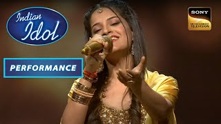 Indian Idol S13  Senjuti की quotTeri Umeed Tera Intezarquot Song पर एक Lyrical Performance  Performance [upl. by Amees]