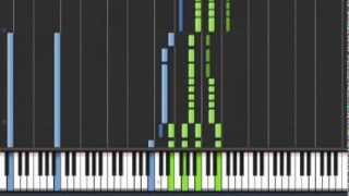 Skyrim  Main Theme  Kyle Landry Synthesia [upl. by Warenne551]