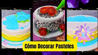 12 Decoración de Pasteles para Principiantes Ideas Creativas y Sencillas🍰Decoration Techniques [upl. by Asert]