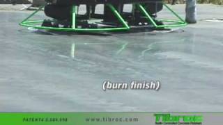 Tibroc Concrete Finisher Demo [upl. by Rebah]