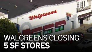 Walgreens to Close 5 San Francisco Locations Due to Continued Crime [upl. by Anifesoj]