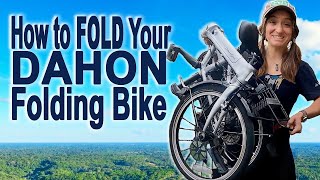 How to Fold a DAHON Foldable Bike [upl. by Hars]