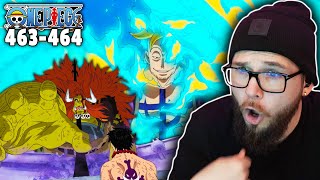 PHOENIX and VOLCANO DEVIL FRUITS plus OARS JR  ONE PIECE Ep 463464 REACTION [upl. by Acirne667]