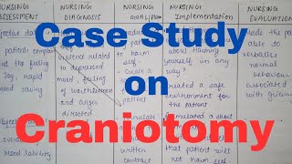 Case study on Craniotomy  Medical surgical nursing pediatrics  bsc nursing GNM nursingsecrets [upl. by Faxun]