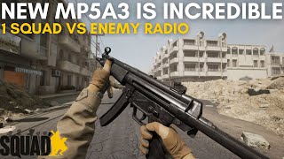 SQUADS NEW MP5 IS INSANE 1 SQUAD VS ENEMY RADIO [upl. by Florry]