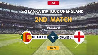 England Under19 vs Sri Lanka Under19  2nd Youth ODI  Sri Lanka Under19 tour of England [upl. by Lerrej36]