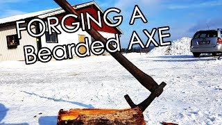 Forging a Bearded Axe  Emtervik Forge  Made in Sweden [upl. by Eiggep]