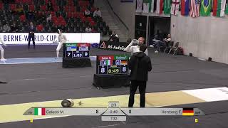 2024 385 T32 08 M E Individual Bern SUI WC YELLOW HERZBERG GER vs GALASSI ITA [upl. by Rodney]