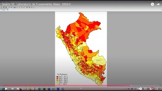 Sesión 10  Laboratorio de Econometría Stata  20242 [upl. by Eeliram]