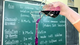 KMnO4 VS Mohr’s Salt Titration Class 12 by Kanchan Handa [upl. by Loseff775]