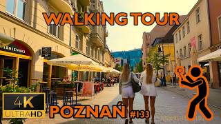 ⁴ᴷ⁶⁰ 🇵🇱 PoznanPoland  Walking Downtown  133 August 2024 4K [upl. by Ojyllek]