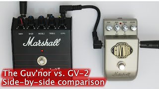 Marshall The Guvnor  GV2 Guvnor Plus Comparison [upl. by Nicolai]