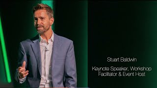 Stuart Baldwin Keynote Speaker Workshop Facilitator amp Event Host – Showreel [upl. by Giusto]