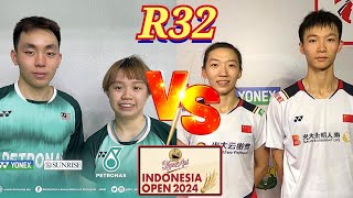 R32🇲🇾Yap Roy KingValeree Siow VS 🇨🇳Jiang Zhen BangWei Ya Xin‼️indonesiaopen2024 [upl. by Meris428]