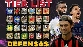 Tier List mejores Defensas Centrales actualmente en fc mobile ⚽️ 🏃 🔥  actualizada [upl. by Randolf594]