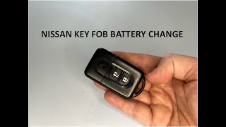 Nissan Qashqai XTrail Micra Note Pathfinder Key Fob Battery Replacement [upl. by Evonne]