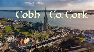 Cobh  Ireland  Aerial footage 4K [upl. by Ahtelahs828]