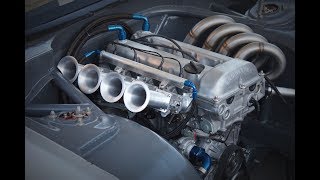 The ETS NA S13 Project is alive SR20 DE ITB ready to hit the dyno [upl. by Koal]