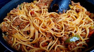 Easy Spaghetti And Ground Beef [upl. by Ortiz]