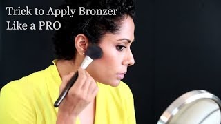 How To Apply Bronzer Properly  Tutorial by Pallavi Symons  Makeup Basics  Glamrs [upl. by Llerdnad]