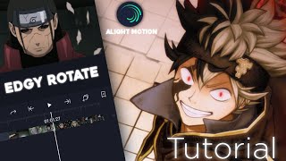 TUTORIAL EDGY ROTATE ALIGHT MOTION  SHAKE 😳 [upl. by Anod]