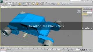 3ds Max Animation Techniques  Part 2  Animating Tank Treads [upl. by Oehsen1]