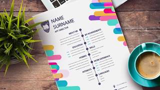 Top CV Mockup How to Make Beautiful CV Mockup in Adobe Photoshop [upl. by Rednav]