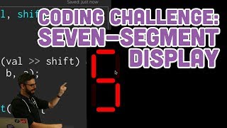 Coding Challenge 117 SevenSegment Display [upl. by Atinuaj835]