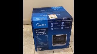 MIDEA second generation benchtop dishwasher unboxing and review [upl. by Enyr68]