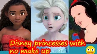 Disney princesses without makeup [upl. by Mide]