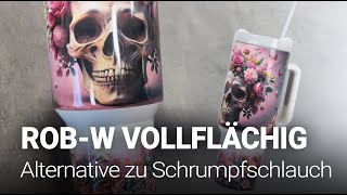 ROBW vollflächig bedrucken Im Video zeigen wir Dir eine schnelle Alternative zum Schrumpfschlauch [upl. by Airotcivairam627]