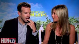 WERE THE MILLERS interview Jason Sudeikis amp Jennifer Aniston [upl. by Ann]