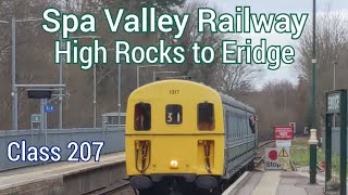 Spa Valley Railway  High Rocks to Eridge  Class 207 [upl. by Anaib270]