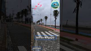 Como está Mongaguá ao vivo 04192024 orla da praia [upl. by Hollander949]