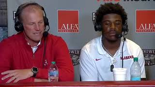 Coach Kalen DeBoer discuss player leadership on Alabama from Malachi Moore Tim Smith [upl. by Kere988]