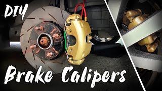 How To Spray Paint Your Brake Calipers For Best Results Painting Brake Calipers Tutorial Fiesta ST [upl. by Sari]