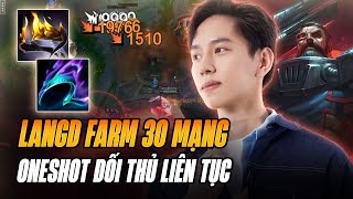 LỐI BUILD ĐỒ GIÚP GANGPLANK CỦA LANGD ONESHOT ĐỐI THỦ VỚI 1 THÙNG FARM 30 MẠNG GÁNH TEAM CỰC KHÉT [upl. by Jemina]