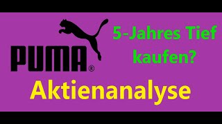 Puma Aktie  nach starkem Abverkauf einsteigen [upl. by Nnawtna]