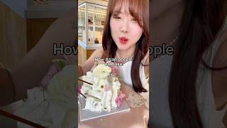 How Asian people eat cake 🎂😏🥢 cake cakes asianmemes memes funnyskits skits chopsticks [upl. by Eldwun951]