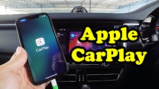 Porsche Macan  Apple CarPlay amp Bluetooth Connection [upl. by Lindner]